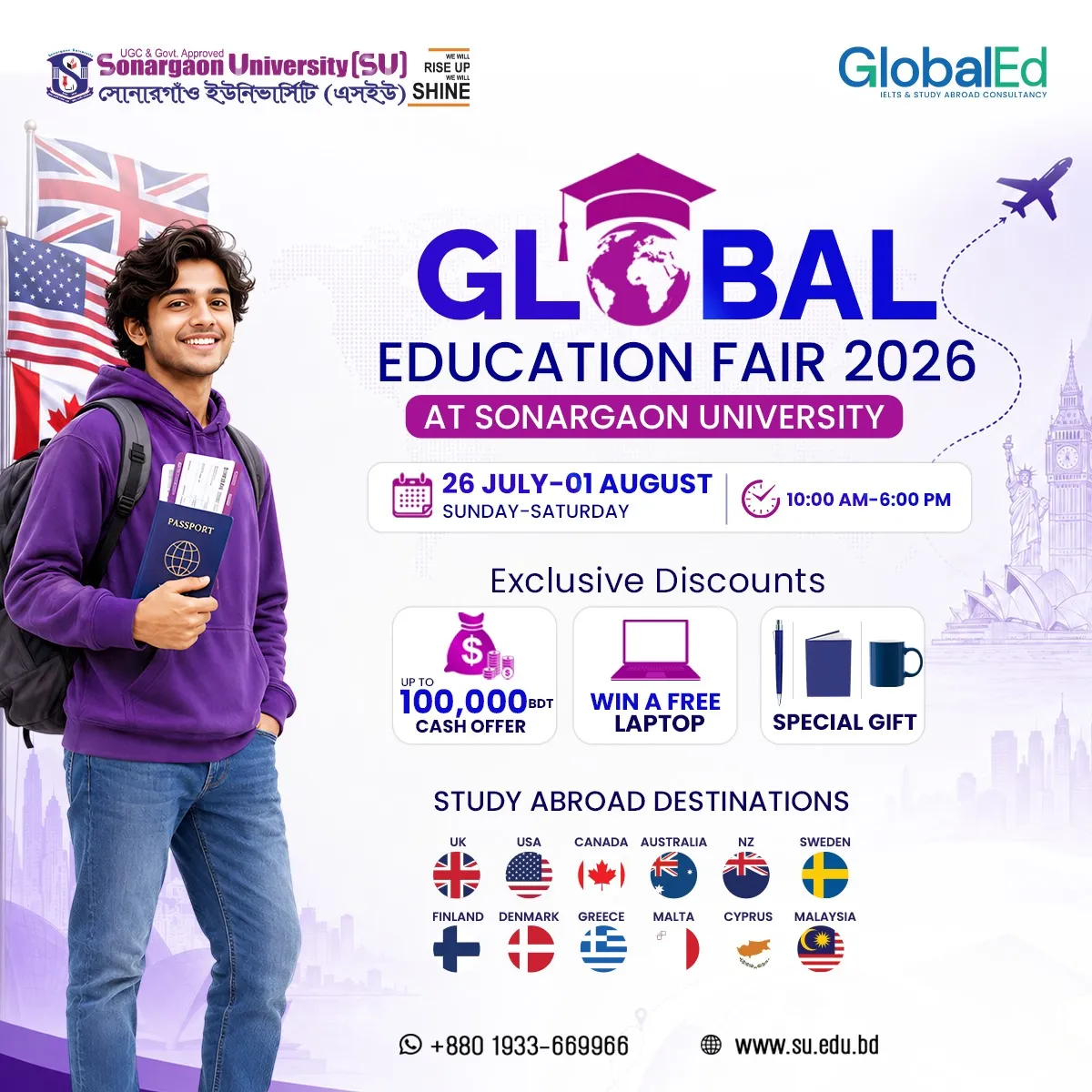 Global Education Fair 2026 poster